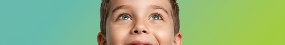 Looking at food with excitement